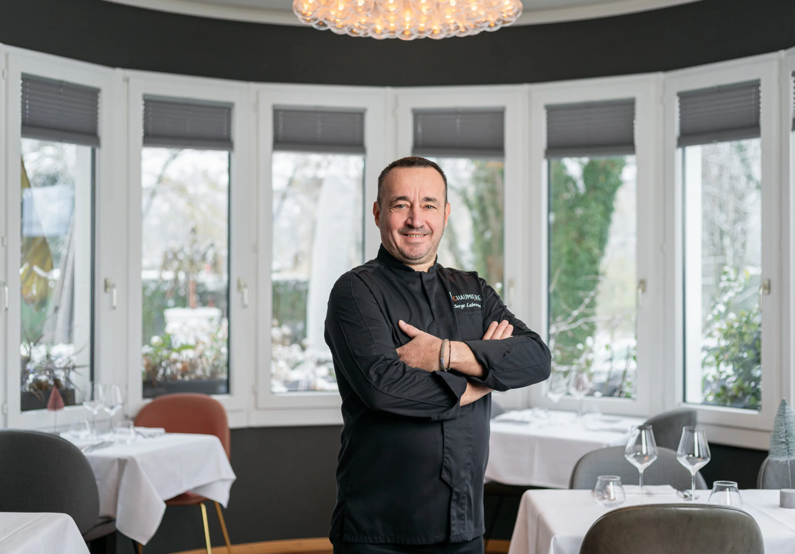 La chaumiere - le chef Serge Labrosse